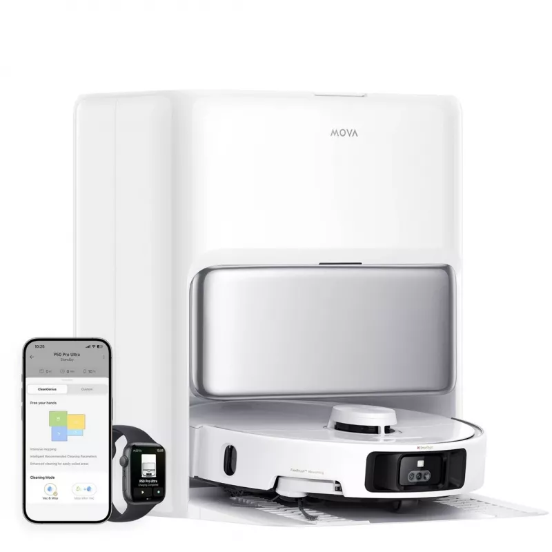 Roboterstaubsauger MOVA Tech P50 Pro Ultra Beutellos Weiß