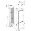 WHIRLPOOL Einbau-Kühlschrank WH SP70 T121, Breite 69 cm, Höhe 193,5 cm, Energieklasse E, No Frost