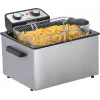 Fritteuse Steba DF 300 Double 5 L 3000 W Schwarz Edelstahl