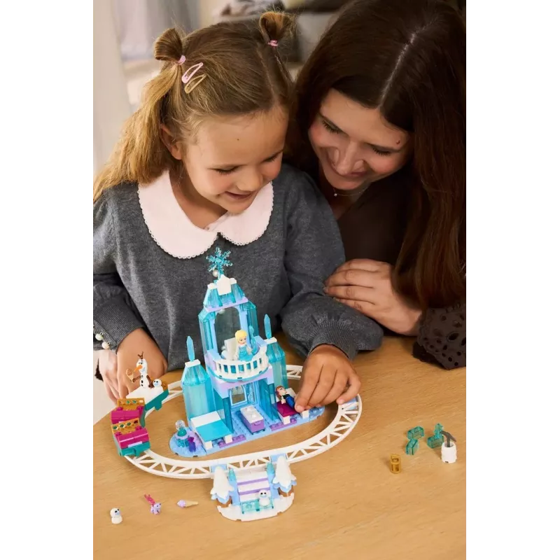 LEGO DISNEY 43281 Elsas Eisschloss und Schneefahrt-Abenteuer