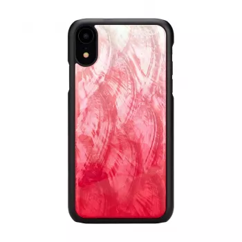 Handyhülle iKins für iPhone XR — pink lake und schwarz zweifarbige Schutzhülle