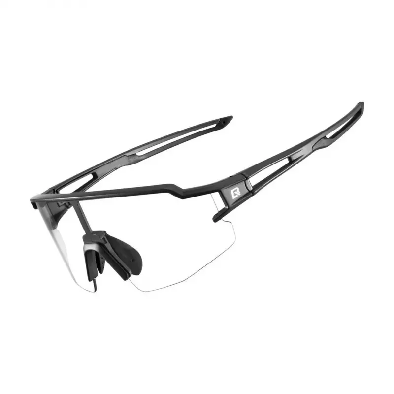 Rockbros 10175 UV400 photochrome Fahrradbrille, schwarz