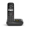 Gigaset AS690A Analog-/DECT-Telefon Anrufer-ID Schwarz