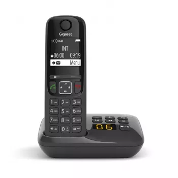 Gigaset AS690A Analog-/DECT-Telefon Anrufer-ID Schwarz