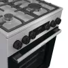 Gorenje GKS5C71XF freistehender Herd mit Backofen Silber