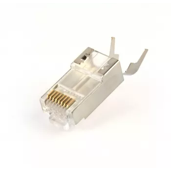 RJ45-Steckverbinder GEMBIRD CAT7 8P8C vergoldet 15µm FTP/SFTP 50er-Pack