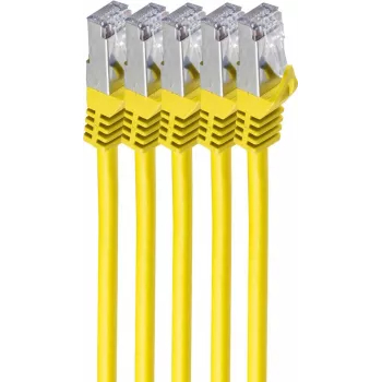 Netzwerkkabel ShiverPeaks BS75512-Y-SET5 2m Cat7 S/FTP