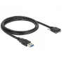 USB-Kabel DeLOCK 1m USB 3.0 USB 3.2 Gen 1 Micro-USB B Schwarz