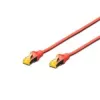 Netzwerkkabel Digitus CAT 6A S/FTP RJ-45 Cat6a 2m Rot