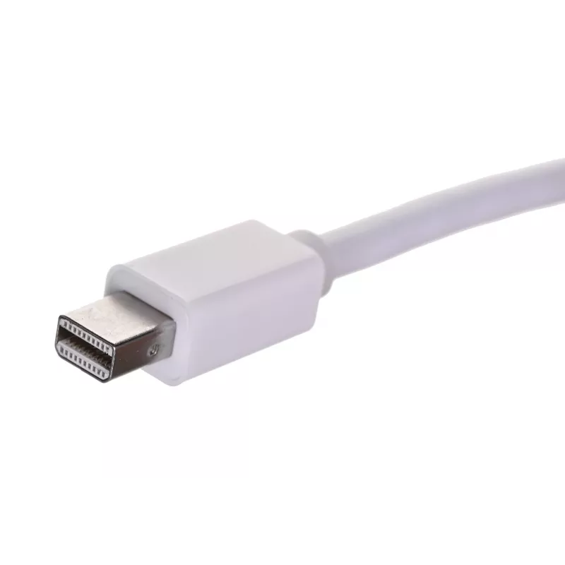 Video-Adapterkabel SAVIO Mini DisplayPort (Stecker) auf HDMI Typ A (Buchse) 0,2 m, weiß