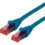 ROLINE - Patchkabel - RJ-45 (M) auf RJ-45 (M) - 3 m - UTP - CAT 6 - halogenfrei, vergossen, flexibel - Blau (21.15.2543)