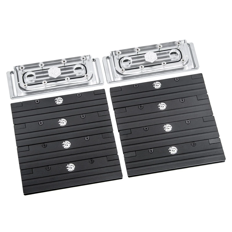 RAM-Kühler-Set BitsPower BP-RAMS44PS-DRGB transparent ARGB, 8 Stück