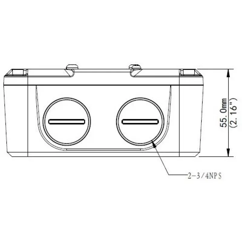 IP66 wasserdichte Anschlussdose ALLNET ALL-CAM2496-LEFN für Außenkamera-Installationen