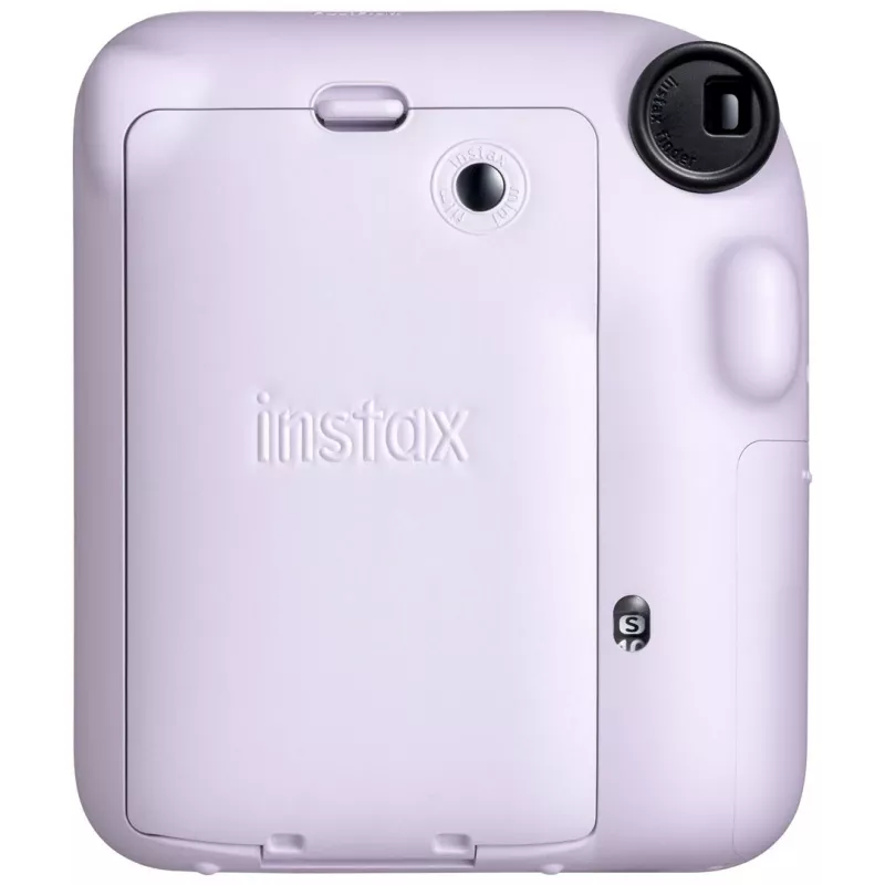 Sofortbildkamera Fujifilm Instax Mini 12 Lila — Bild 86×54 mm, Film 62×46 mm, 60 mm Brennweite