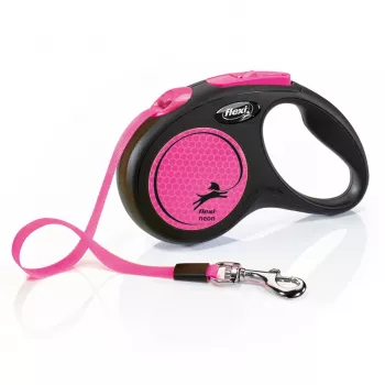 Flexi New Neon S 5 m Hunde-Automatikleine