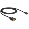 Videokabel-Adapter DeLOCK 85582 1 m HDMI Typ A DVI-D Schwarz