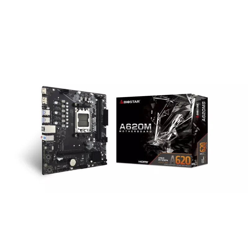 Biostar A620MS AM5 Micro-ATX-Mainboard