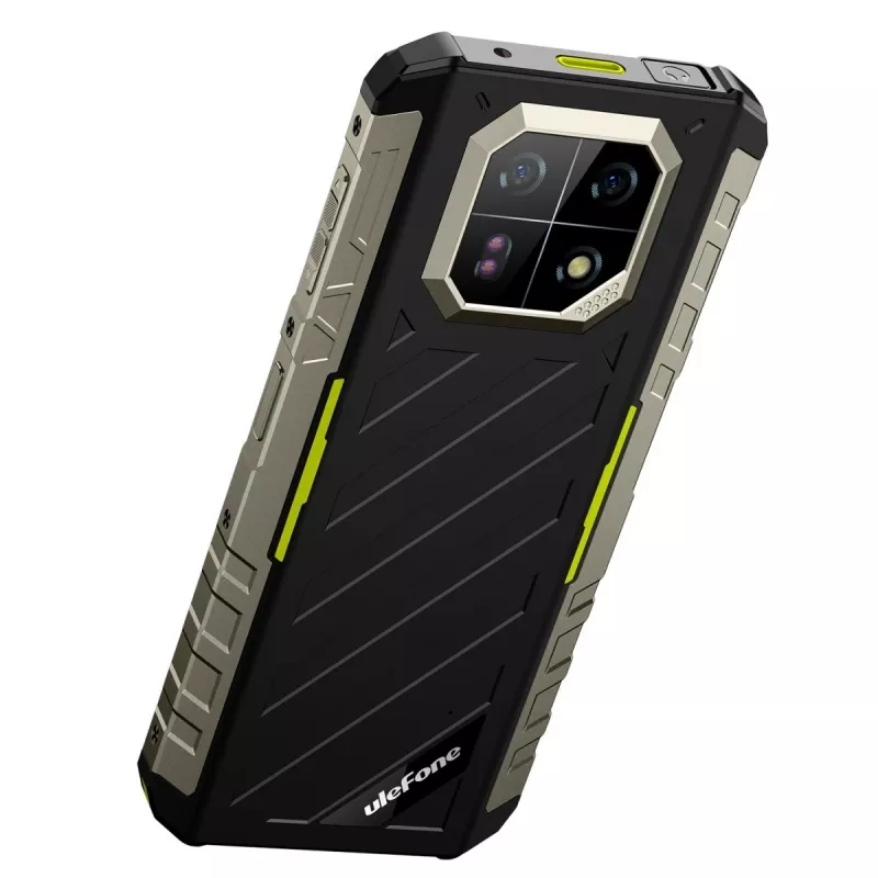 Robustes Smartphone UleFone Armor 22 4G, 9 GB RAM, 128 GB Speicher, IP69K, Grün