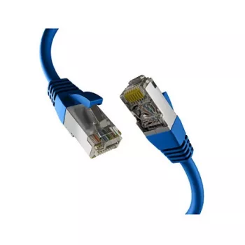 EFB-Elektronik CAT8.1 Blau 15m RJ45 Patchkabel S/FTP PIMF LSZH 2000MHz 40Gbit/s Netzwerkkabel Hersteller: EFB Elektronik (EC020200242)