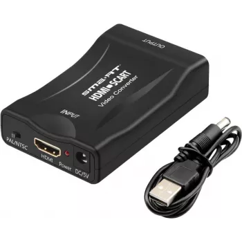 SCART-zu-HDMI-Konverter ShiverPeaks SP90-08018 – digitaler Videoadapter für SCART-Quellen auf HDMI-Ausgang