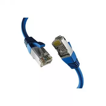 EFB-Elektronik CAT8.1 Blau 1,5m RJ45 Patchkabel S/FTP PIMF LSZH 2000MHz 40GB Netzwerkkabel Hersteller: EFB Elektronik (EC020200236)