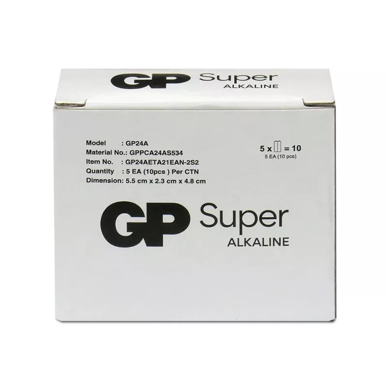 Alkaline AAA-Batterien GP Battery SUPER 1,5V — 10er-Pack