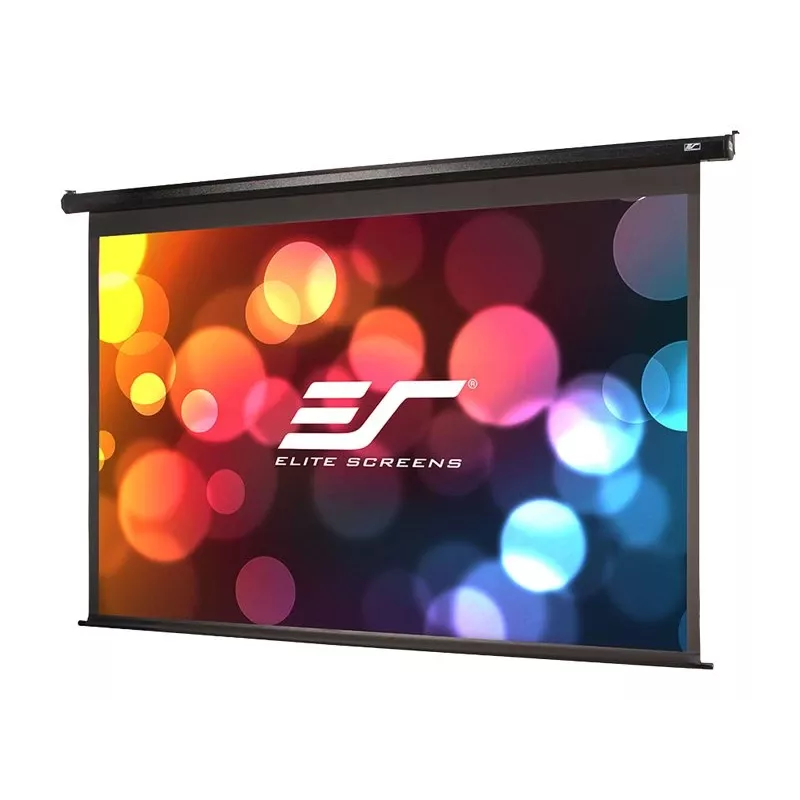 SALE OUT. Elite Screens Electric125H Spectrum Leinwand 125'' 16:9 / Diagonale 312,5 cm, B 276,5 cm x H 155,7 cm / Schwarzes Gehäuse / Elektromotorische Leinwand / Wand- und Deckenmontage / 1