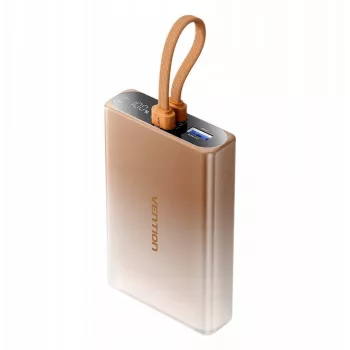 Tragbares Ladegerät Vention 10000 mAh mit USB-C, Lightning und USB-A, 22,5 W Ausgang, Kupfer