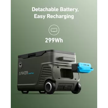 Batterie Anker A17B5011 für Kühlbox-Zubehör, Schwarz/Blau, 1 Stück