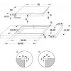 Gorenje GI6432BCWF Schwarz Einbau 60 cm Zonen-Induktionskochfeld 4 Zone(n)