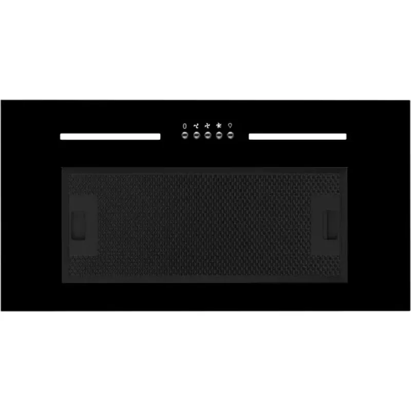 Einbau-Küchenhaube MPM MPM-54-OWS-02, 54 cm, 3-stufige Absaugung, max. 626 m³/h, schwarz