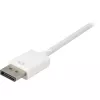 DisplayPort-auf-DVI-Adapterkabel Sharkoon 0,15 m weiß — DisplayPort 1.2 auf DVI