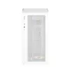 PC-Gehäuse Montech X5M (W) Micro Tower, Weiß — Micro-ATX/Mini-ITX, unterstützt ATX-Netzteile, 3x120 mm vorne, 1x120 mm hinten, 2x 3,5-Zoll-Schächte, 4x 2,5-Zoll-Schächte