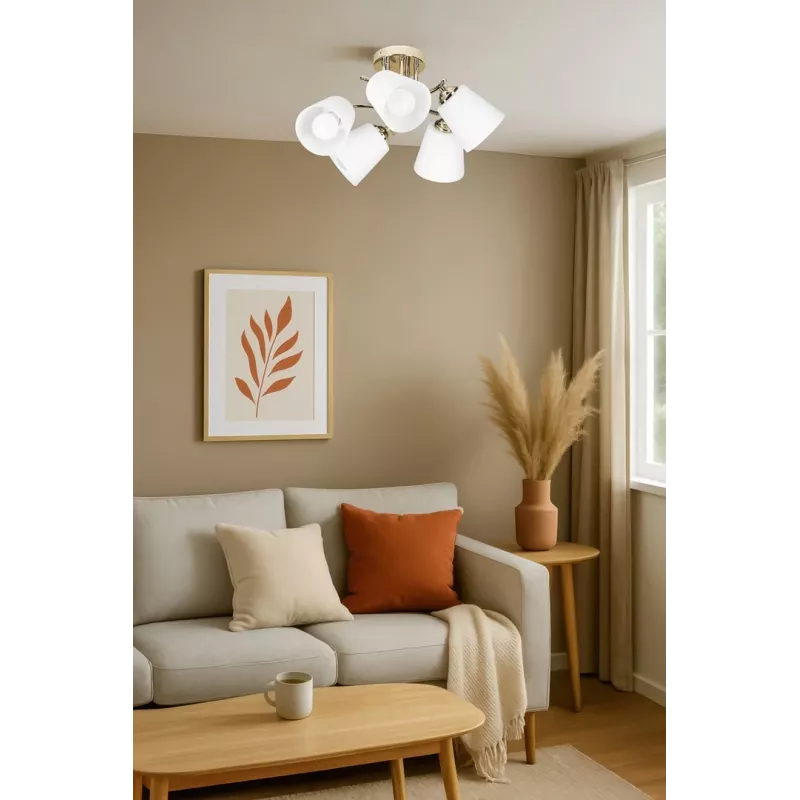 Activejet Pendelleuchte AJE-EMILY 3P GOLD E27 3x40W