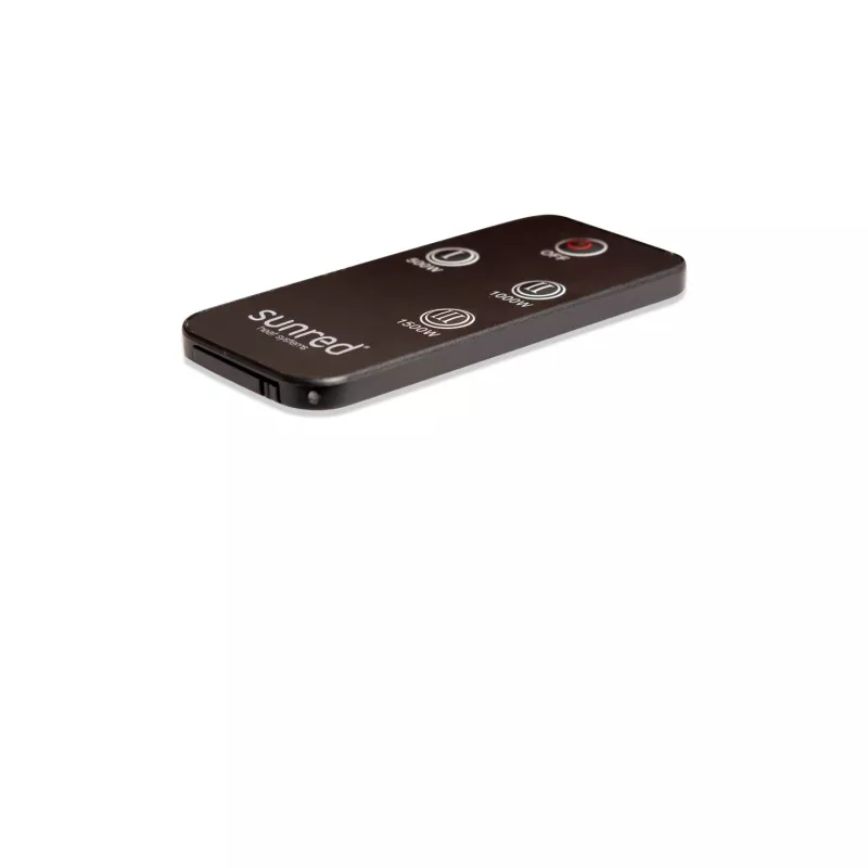 Infrarotheizung SUNRED RDS-15W-B Fortuna Wall 1500 W, schwarz, IP55, wandmontiert
