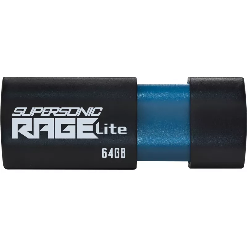 USB-Stick PATRIOT Supersonic Rage Lite 64 GB USB Typ-A 3.2 Gen 1, Schiebemechanismus, stoßfest