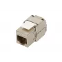 Extralink Keystone CAT6A STP RJ45 abgewinkelter Metall-Keystone-Einsatz, Einzelport