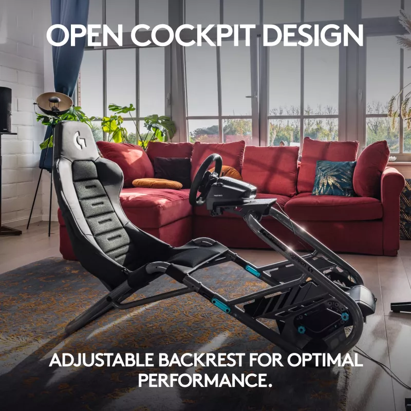 Playseat Trophy - Logitech G Edition Leichtgewichtig - Einfach zu verstauen - Esports - SIM Racing Sitz