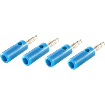 shiverpeaks BS56200-4B Drahtverbinder Bananenstecker Blau (BS56200-4B)
