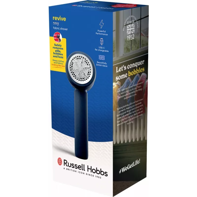 Fusselrasierer Russell Hobbs 27660-56 tragbar wiederaufladbar, kompakter Fusselentferner