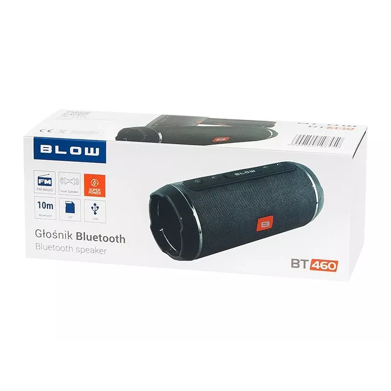 BLOW BT460 Stereo tragbarer Lautsprecher Schwarz, Silber 10 W