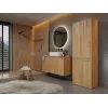 Topeshop NEL 1K DD ART KPL Badezimmerschrank Eiche