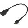 SpeaKa Professional HDMI Adapter [1x HDMI-Stecker D Micro - 1x HDMI-Buchse] Schwarz vergoldete Steckkontakte (SP-7870588)