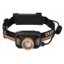 Stirnlampe Duracell DH1500R — schwarz/orange, wiederaufladbare freihändige Beleuchtung