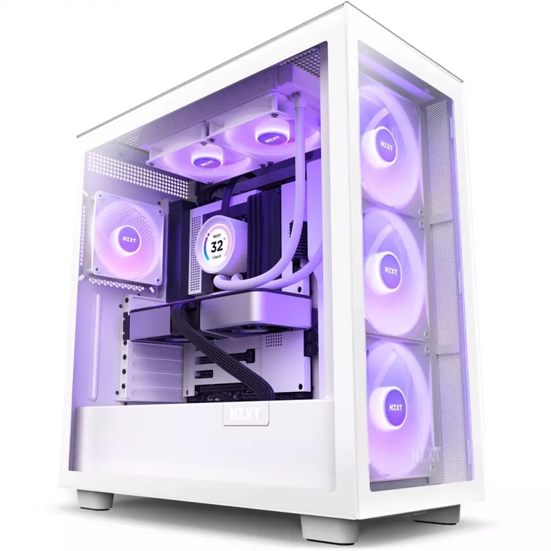 All-in-One-Flüssigkeitskühler NZXT Kraken Elite 240 RGB 12 cm Weiß