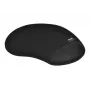 PORT CONNECT | Ergonomisches Mauspad | 200 x 230 x 20 mm | Schwarz