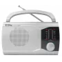 Tragbares Eltra EWA Silber Radio — AM/FM-Empfänger, batteriebetrieben