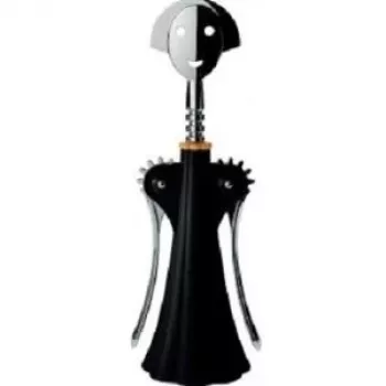 Flügelkorkenzieher Alessi AAM01 B Schwarz 245 mm