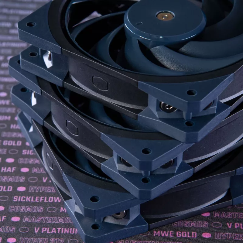 Lüfter Cooler Master Mobius 120 OC 12 cm Schwarz 3 Geschwindigkeiten 3200 RPM