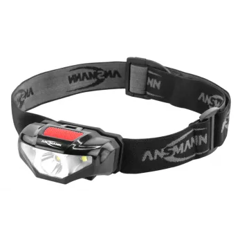 Ansmann HD70B - Stirnlampe - Schwarz - Acrylnitril-Butadien-Styrol (ABS) - Kunststoff - IP44 - LED - 1 Lampe